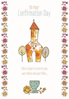 Girl 8x5 - Church And Flowers