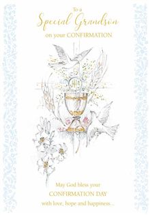 Grandson 8x5 - Doves Chalice